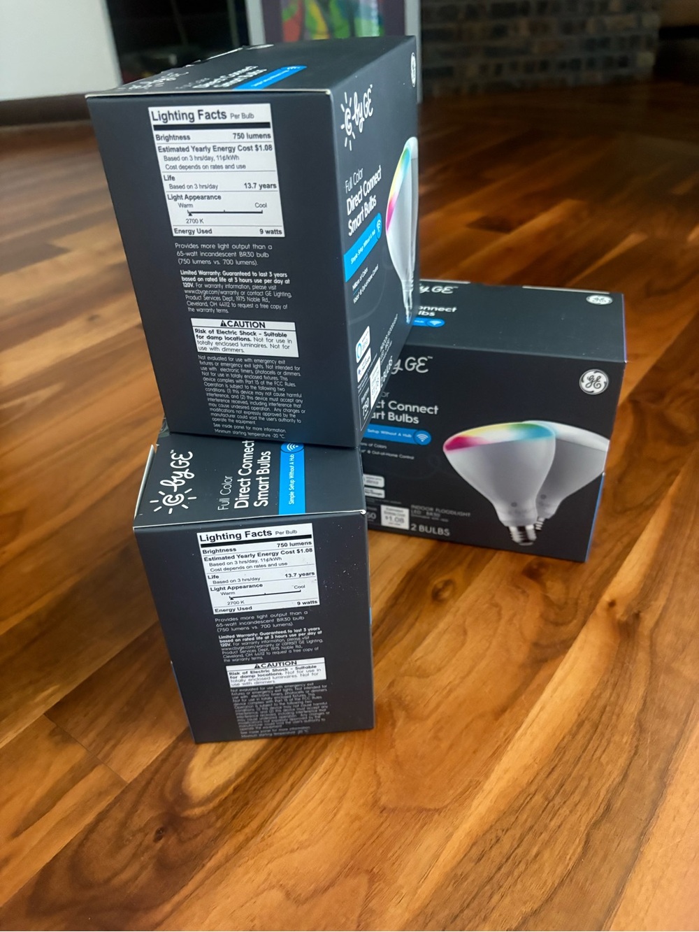 GE CYNC by GE Full Color Direct Connect Smart Bulbs - White/Color changing, NEW - Picture 3 of 12